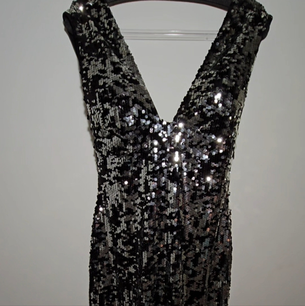 BRAND NEW RACHEL ZOE FULL SEQUIN DRESS WITH TAGS AND IN BAG.  $595.00 RETAIL